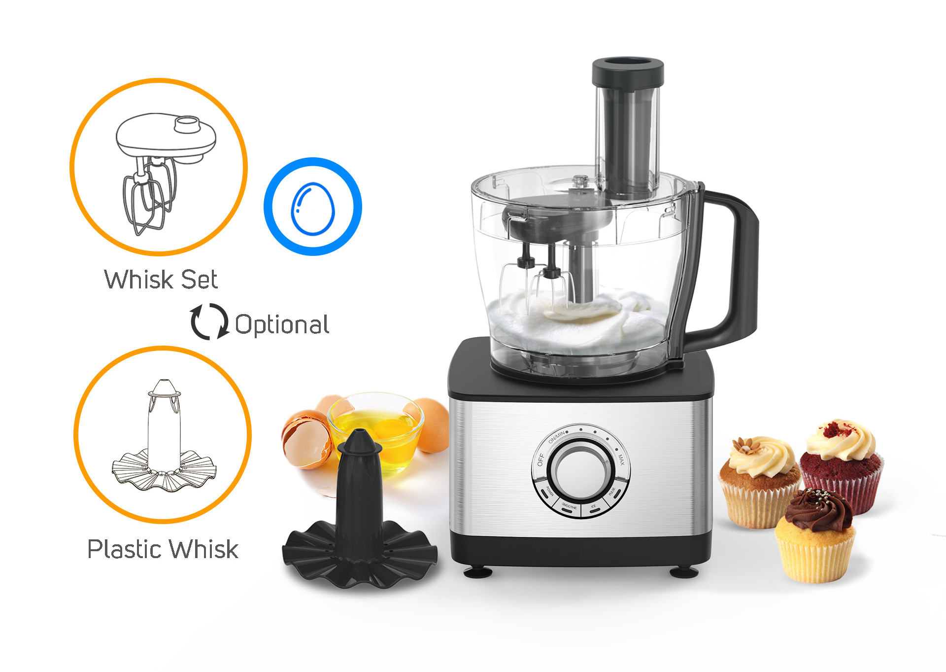 Home Kitchen Appliances Baby Food Maker Heavy Duty Blender Multifunction Food Processor Commercial Food Processor