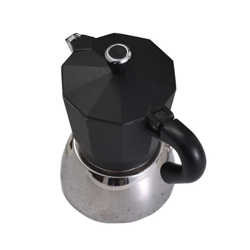 Stove top moka pot stainless steel moka pot custom espresso coffee maker moka pot portable italian coffee maker