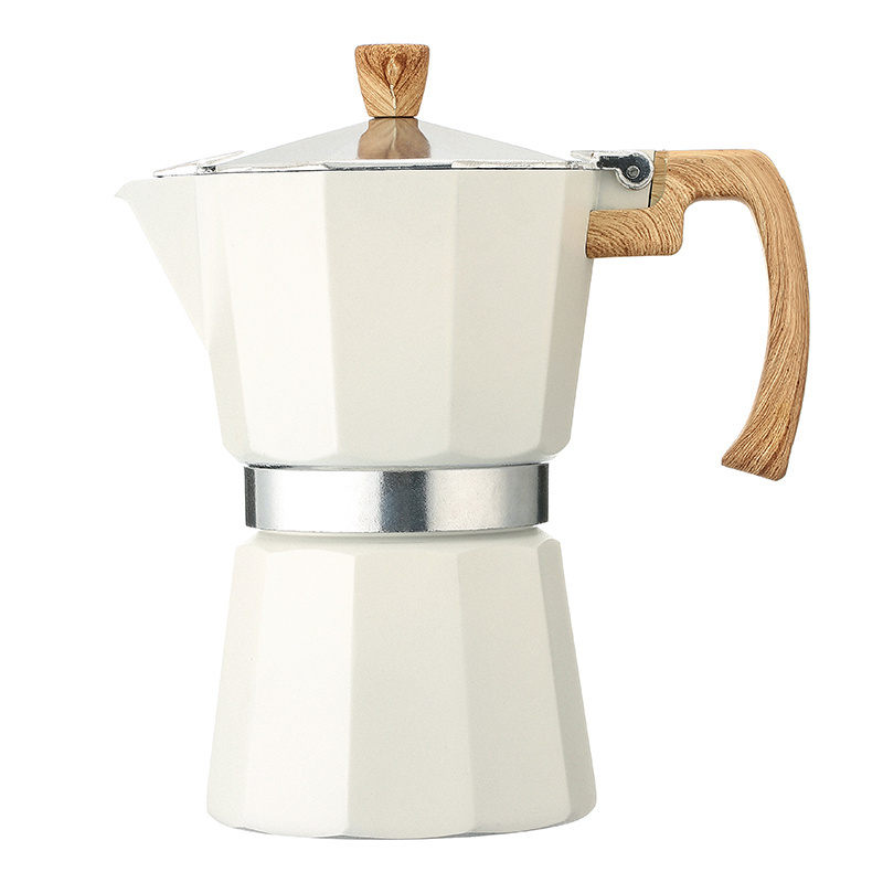 Stovetop Espresso Mokapot Italy custom express Top Classic Aluminum 3 6 Cups Italian Coffee Maker Moka Pot