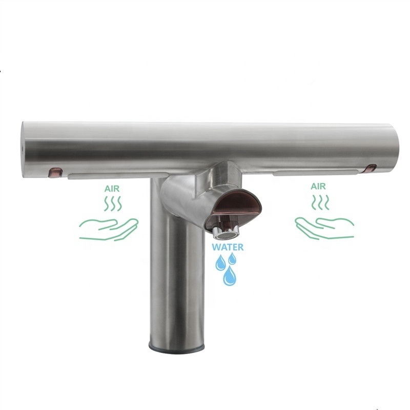 New Design 2 in 1 Tap Hand Dryer with HEPA Filter Stainless Steel Automatic Smart Faucet Hand Dryer