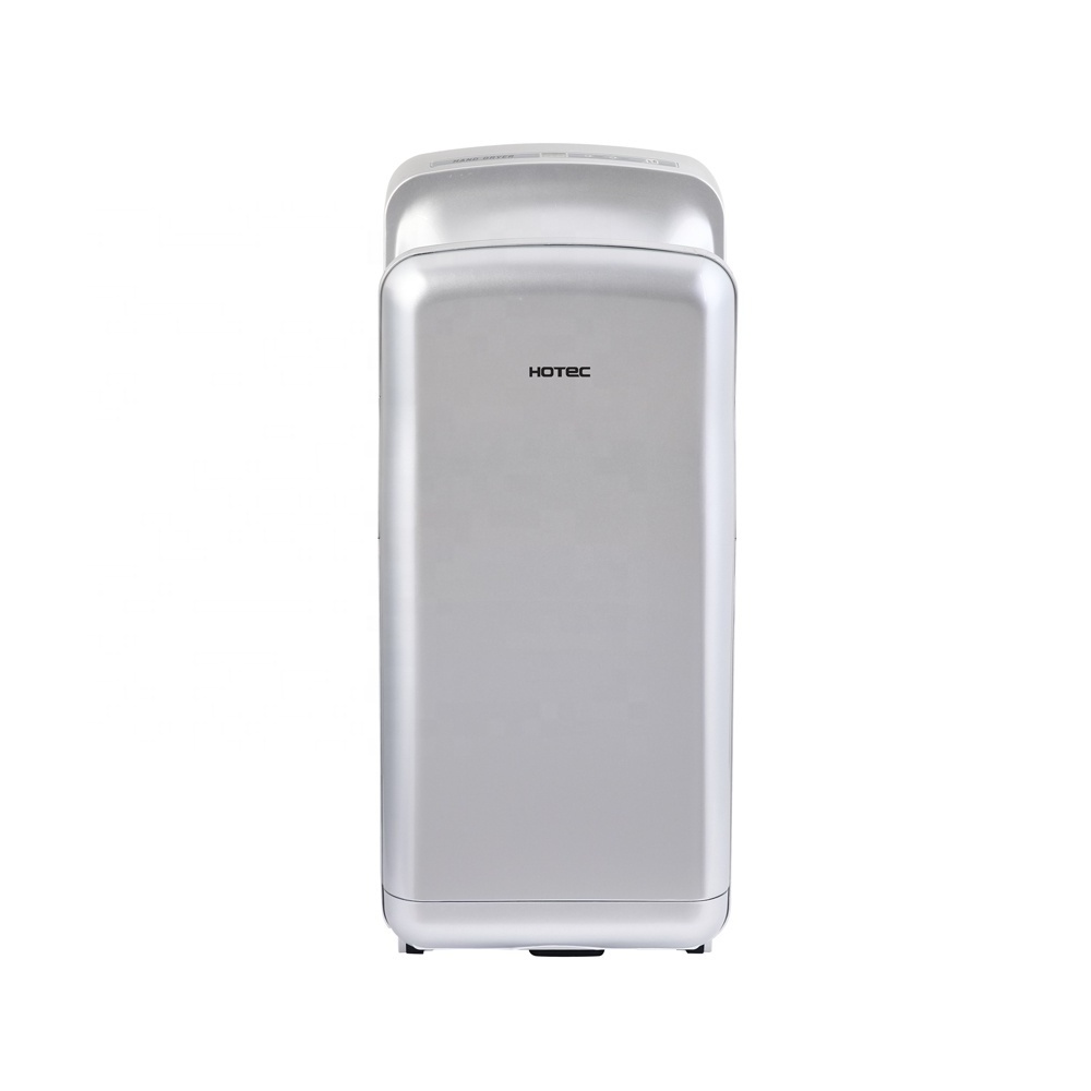 Wall Mounting Airports Schools Hotels Automatic High Power ABS Silver Jet Hand Dryer