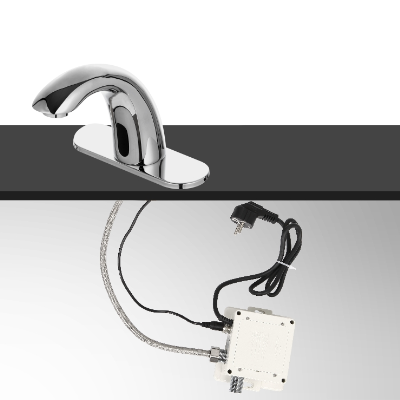 Restroom  Automatic Water Tap Sensor Cold Water With Sensor Faucet Adapter