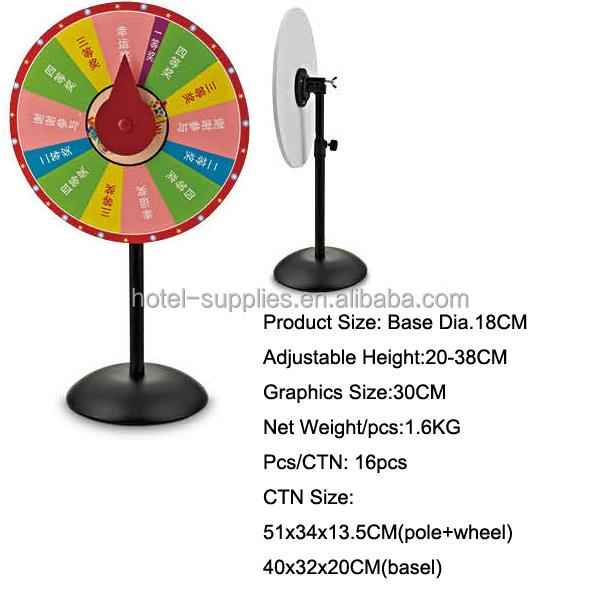 Floor Stand Spin Game Carnival Prize Wheel Fortune wheel