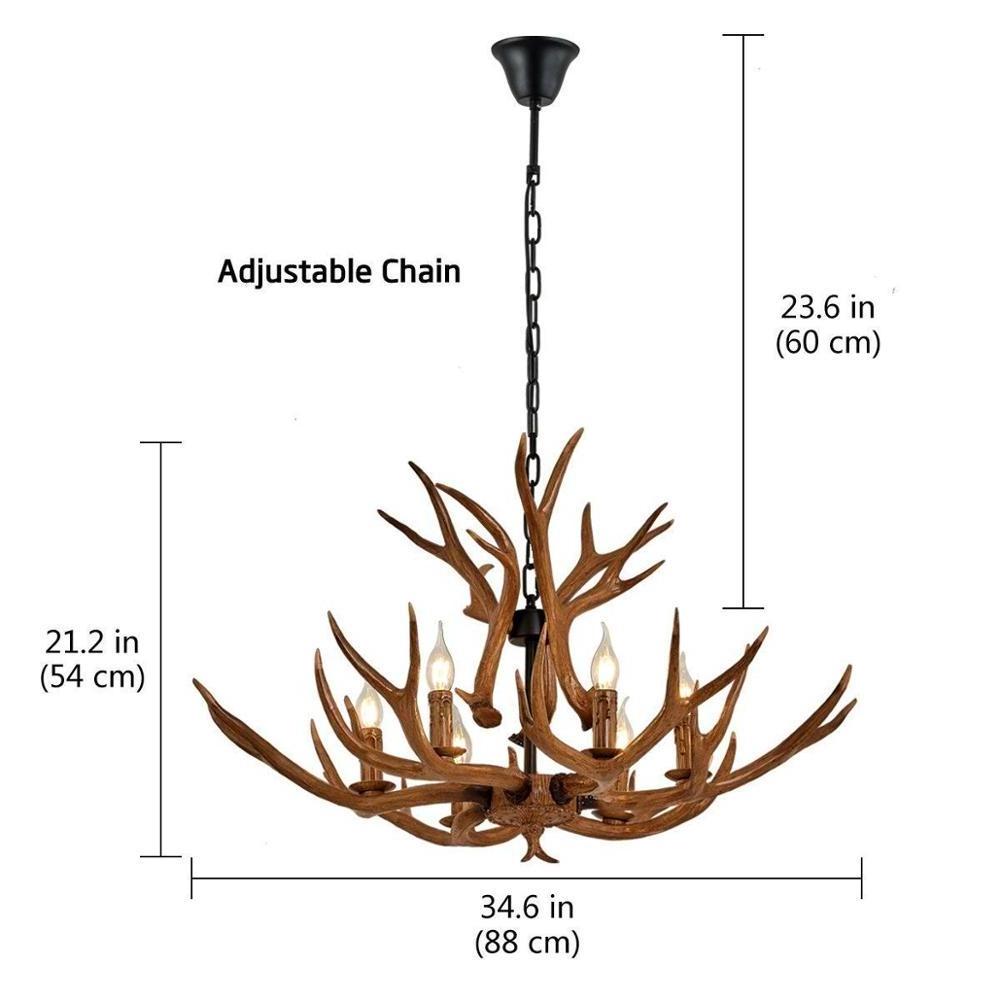 Modern Nordic Pendant Lamp Indoor Decorative Lighting Antler Chandelier