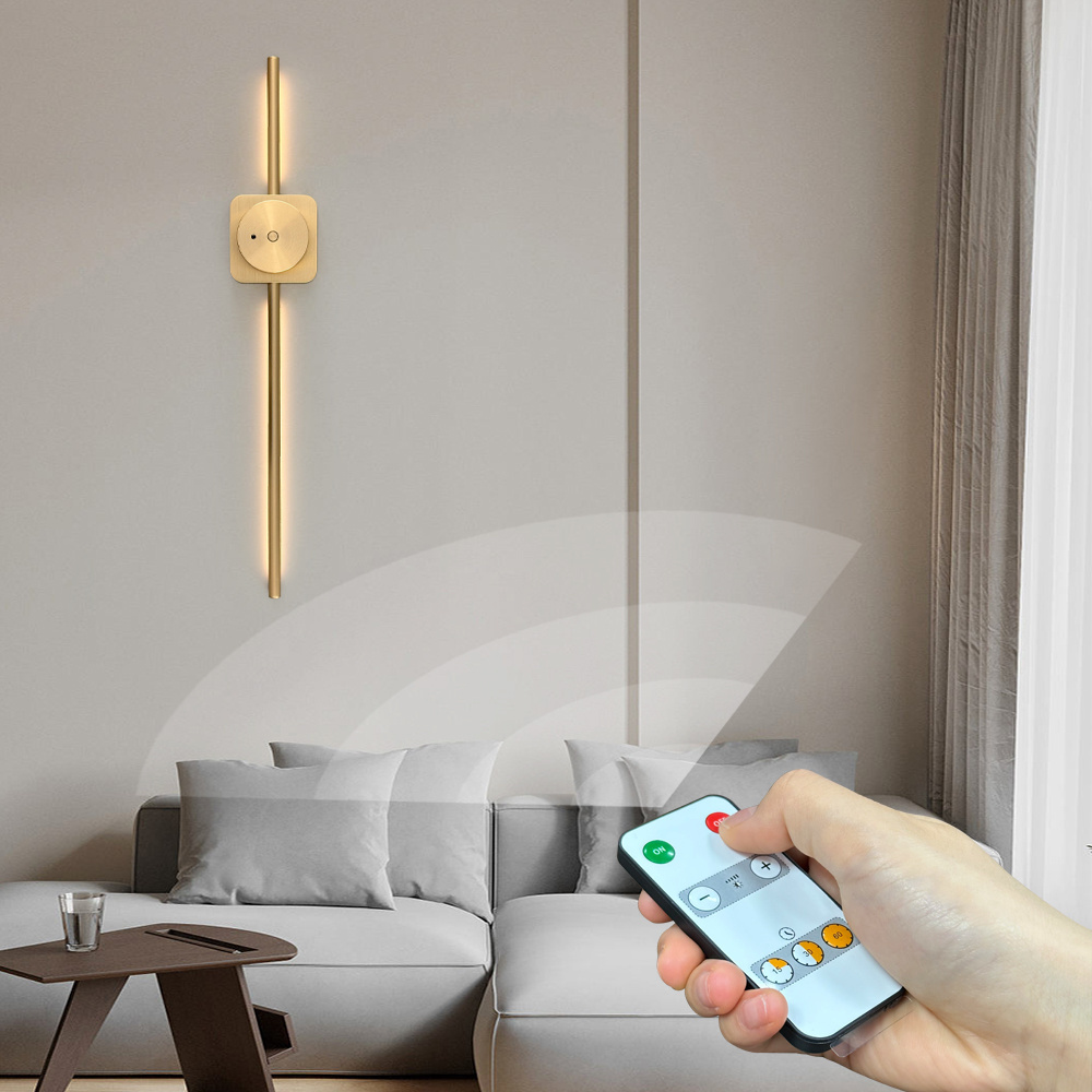 Rechargeable Magnetic Wall Lamp Touch Control with Rotating Top and Detachable Dimming Wall Lamp