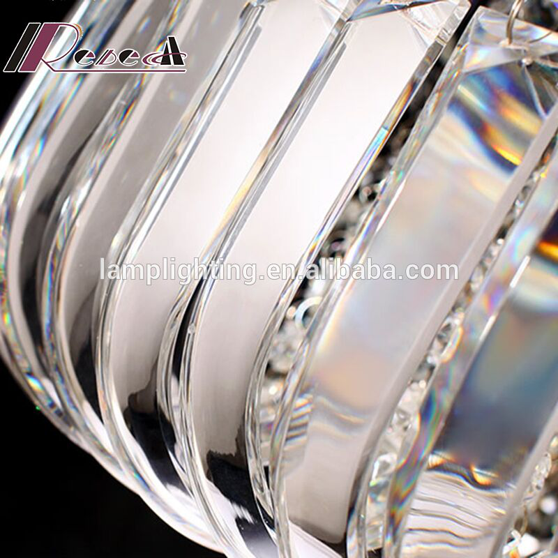 Modern Gold Circle Crystal Ceiling Light For Hotel Lobby Bedroom Ceiling Lamp