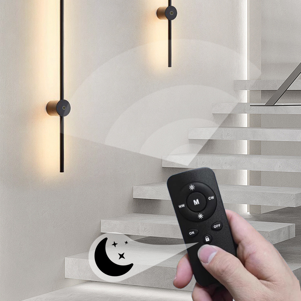 Easy Installation Battery Detachable Rechargeable Wall Lamp Indoor Luxury Wall Light Cordless Wall Lamp