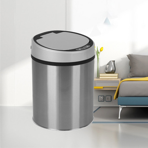 New Arrival Touchless Sensor Trash Can Stainless Steel Automatic Dustbin Smart Waste Bin