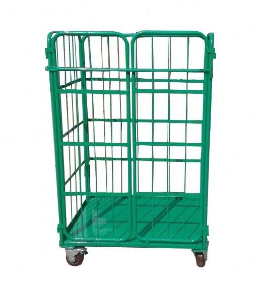 Popular Design Foldable Roll Rolling Cage Trolley for Warehouse logistics transportation tools