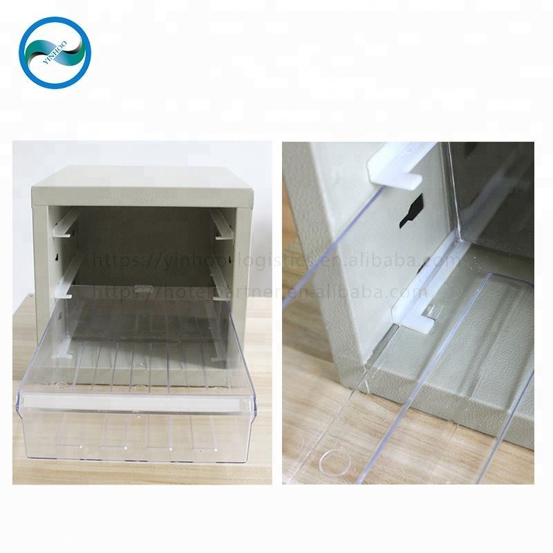 Document Fpants Paper Storage Cabinet Trousers Cabinet Stainless Steel Metal Modern 18 Drawers Double-row Office with Lock White