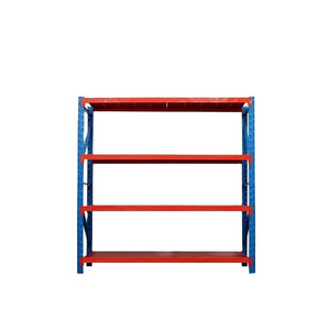 Wholesale warehouse shelve metal light duty storage rack boltless 4 tier assemble medium duty long span shelving