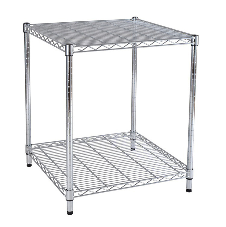 Heavy Duty 3 Tiers  Powder Coated Steel Garage Storage Wire Shelf Shelving