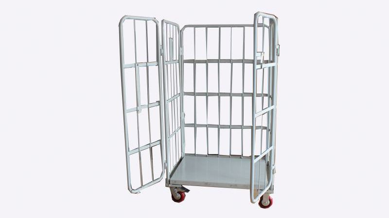 Popular Design Foldable Roll Rolling Cage Trolley for Warehouse logistics transportation tools