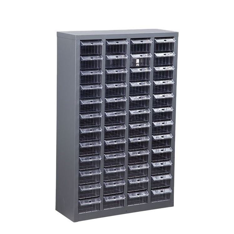 Warehouse Electronic Component Drawers Cabinet Multi Uses Small Steel Storage Spare Parts Cabinet