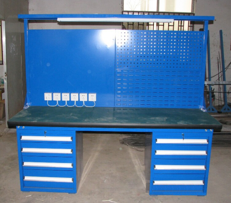 Fitter industrial warehouse storage workbench ESD work bench workshop steel anti-static packing tool table