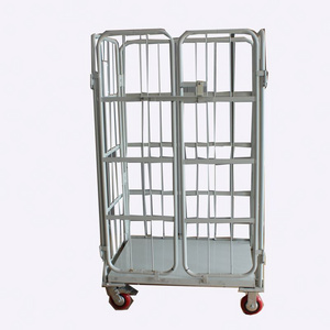 Popular Design Foldable Roll Rolling Cage Trolley for Warehouse logistics transportation tools