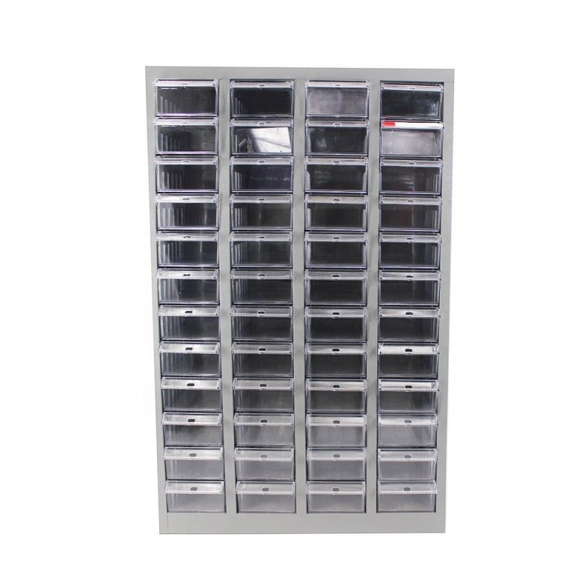 Warehouse Electronic Component Drawers Cabinet Multi Uses Small Steel Storage Spare Parts Cabinet