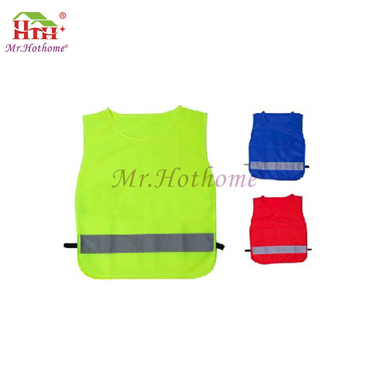 High visibility custom polyester orange airport vest wholesale reflective safety vest