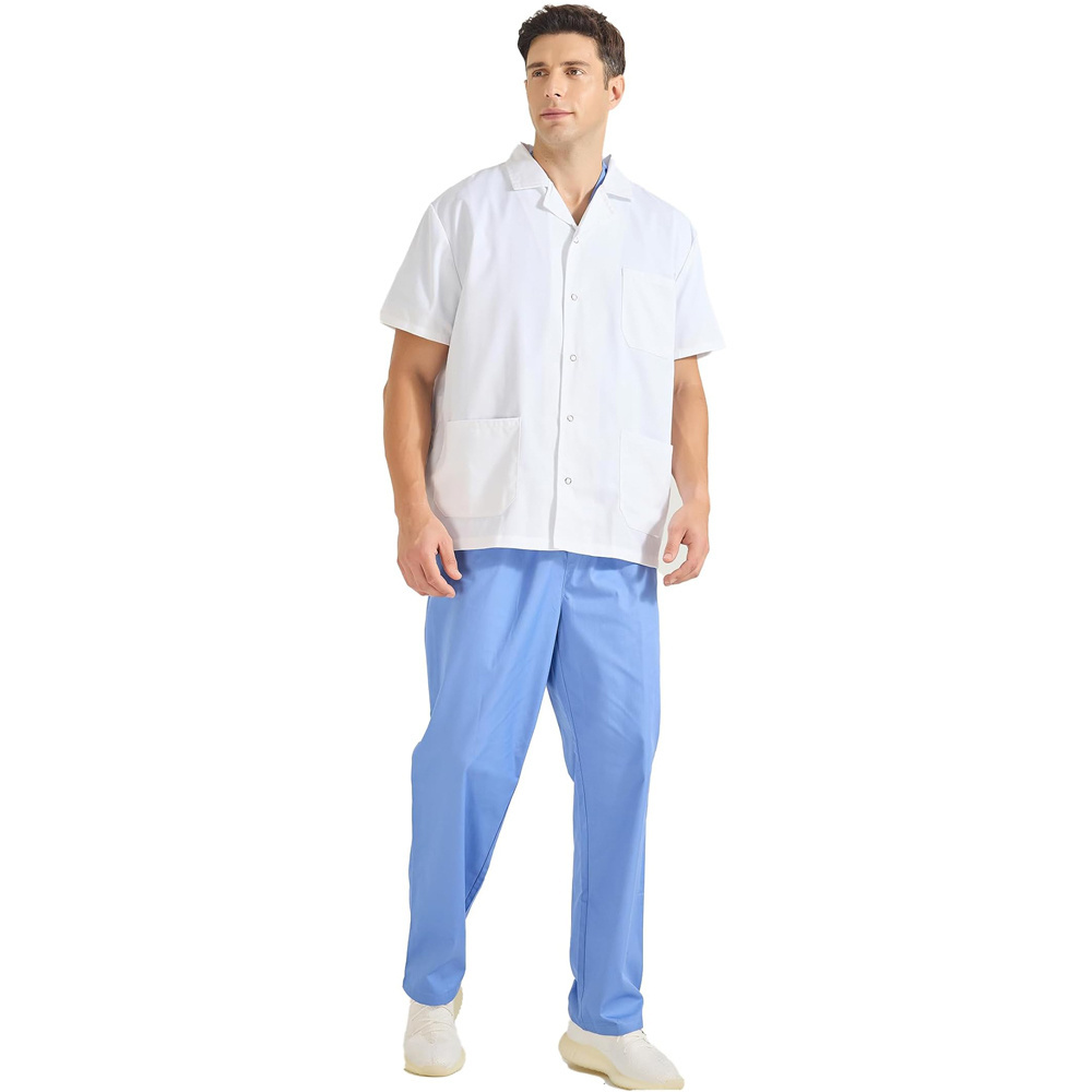 BSCI WRAP Unisex Laboratory Coat - Sanitary Uniform Medical Gown Pharmacy Gown