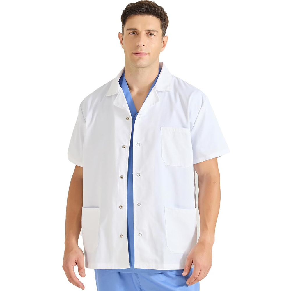 BSCI WRAP Unisex Laboratory Coat - Sanitary Uniform Medical Gown Pharmacy Gown