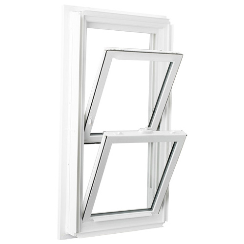 Top Quality NFRC Approved Soundproof Insulated Double Hung And Tilt Vinyl PVC Window For Loft