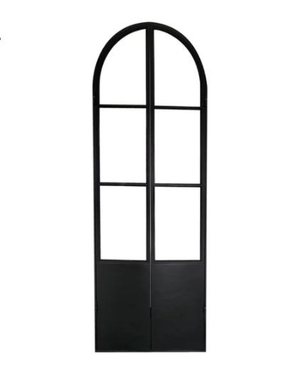 Hotian Customized top quality Wrought arch french door with swing