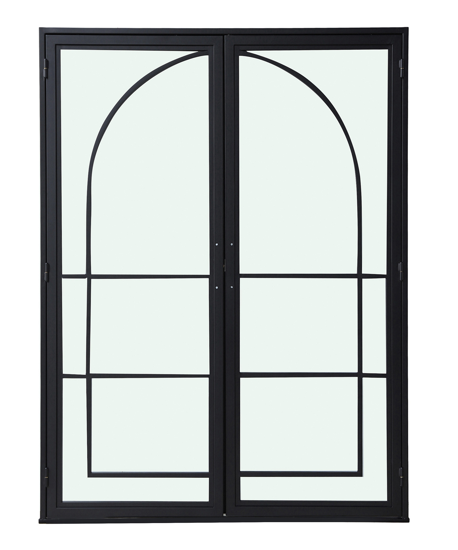 Hotian Iron french glass door stainless steel frame glass door home interior door