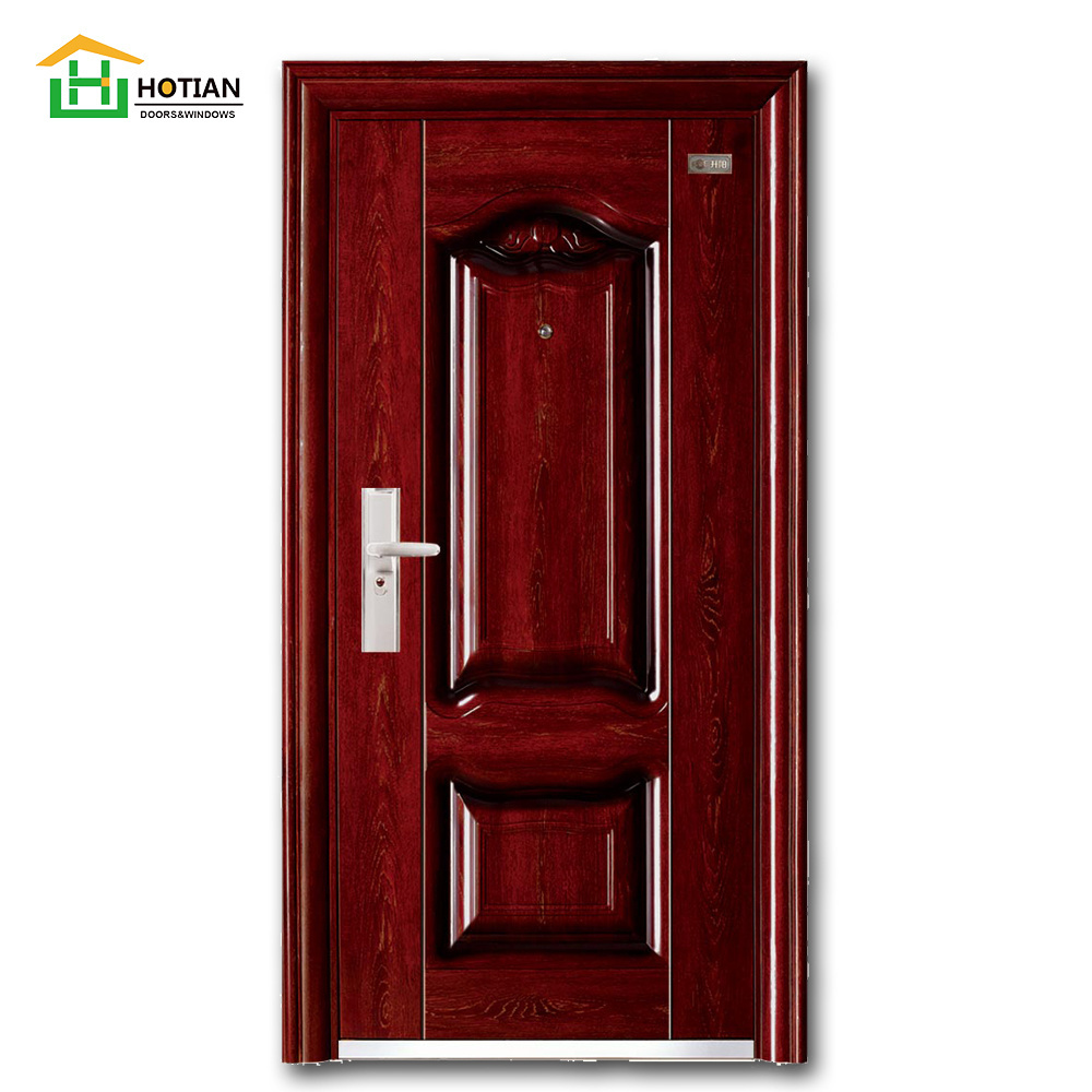 Chinese turkish security steel doors lowes fire doors for home with high quality jamaica steel security door