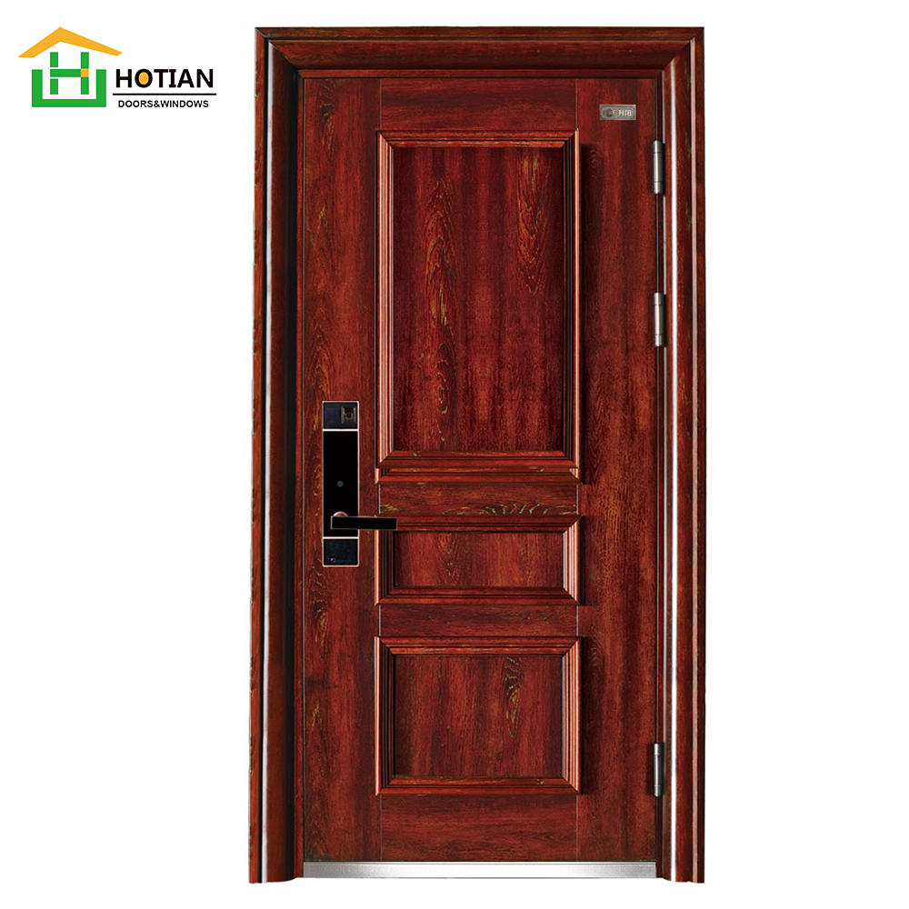 China stainless steel reinforced  turkish style steel security door