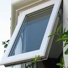 Vinyl Window for Sale Small PVC Awning Window PVC Frame with Tempered Glass