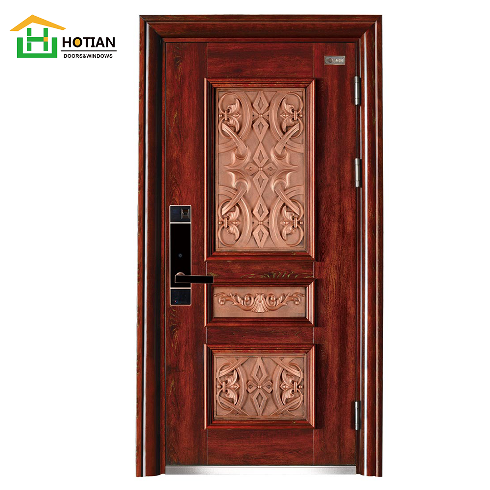 China stainless steel reinforced  turkish style steel security door