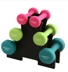 Household and commercial display dumbbell rack double-layer multi-function fitness equipment storage rack