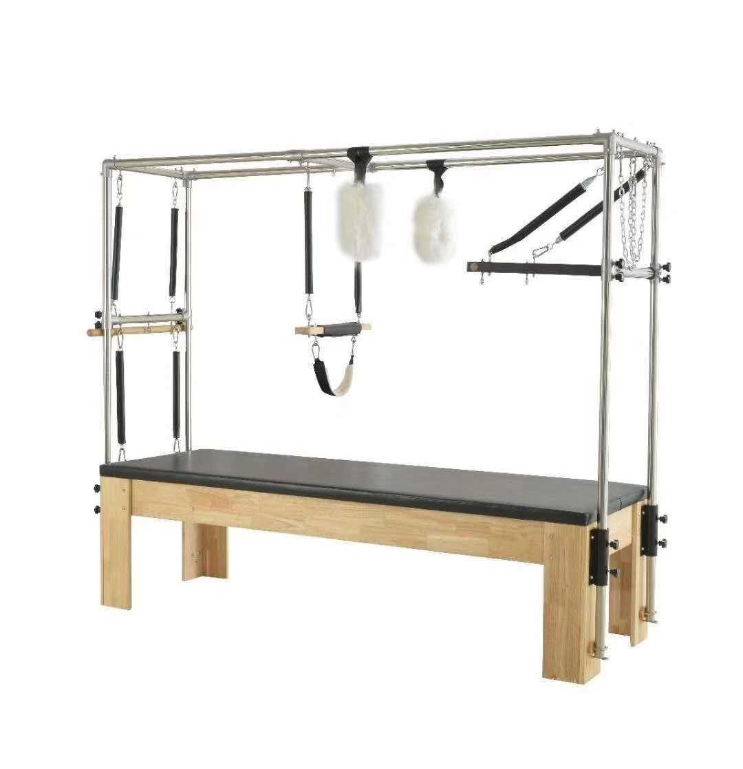 wood Trapeze Table pilates  gym exercise machine With springs