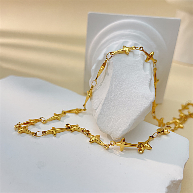 Factory selling stainless steel fashion necklace chains for jewelry making long necklace for women in bulk