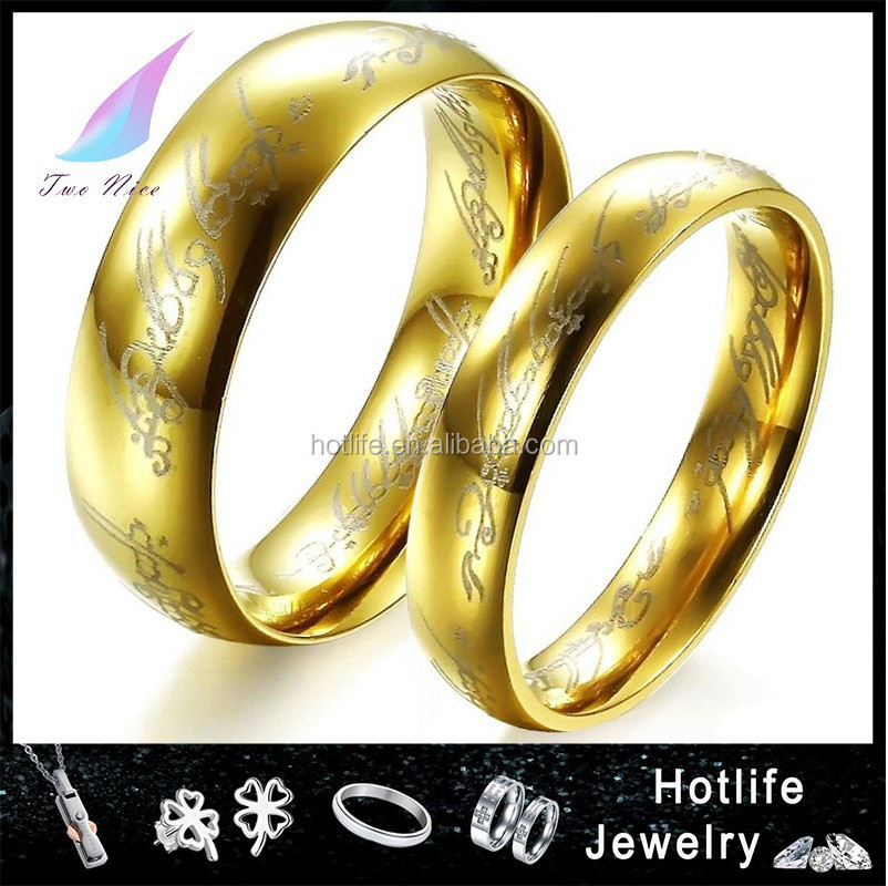 factory direct price 24k gold wedding ring classic Couples Wedding Rings