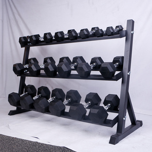 Hex Dumbbell Rack Gym Equipment Weight Lifting Rack Tower Dumbbell Rack Stand Set