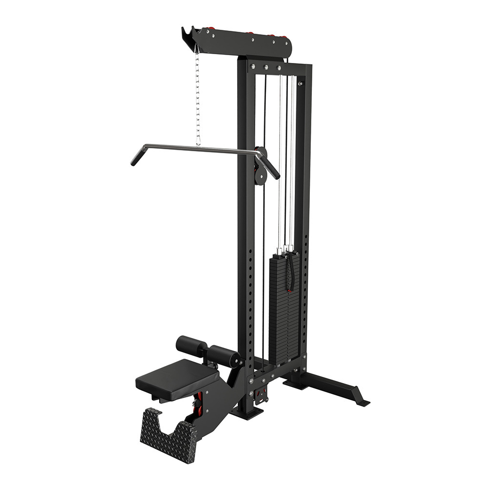 Commercial Gym Strength Lat Pulldown Low Row Machine High And Low Pull Station Trainer