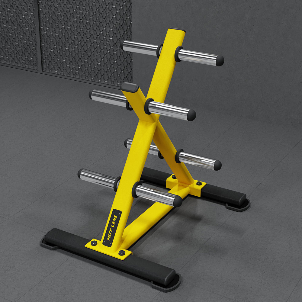 New Design New Style Gym Bumper Weight Plate Tree Storage Rack