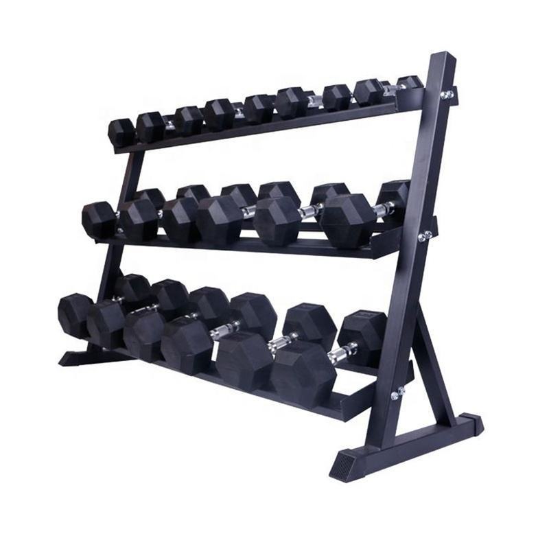 Hex Dumbbell Rack Gym Equipment Weight Lifting Rack Tower Dumbbell Rack Stand Set