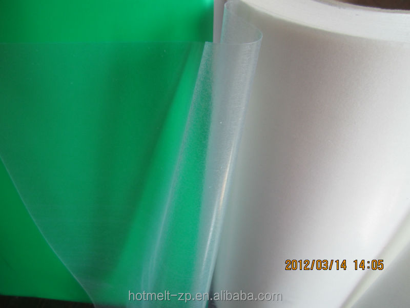 milk white hot melt adhesive film for 3d flock patch