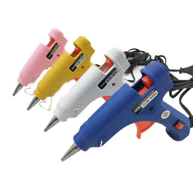 hot sale 240V 80W/100W and cooled hot melt glue gun with glue stick in guangzhou