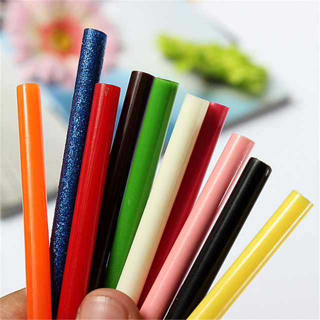 Colorful hot glue sticks 11mm DIY hot melt glue sticks