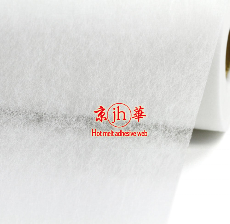 Non Flammable Glue Hot Melt Adhesive Double Side Web Non Woven Fusible Interlining