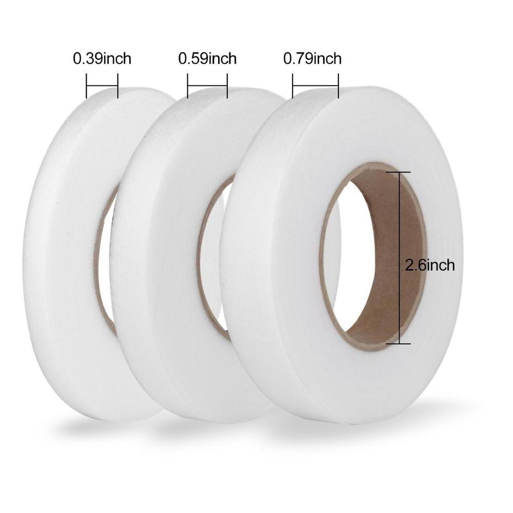 TPU Hot Melt Adhesive Web 1.5cm x 100M Sewing Sew Fabric Strong Hemming Glue Wonderweb Tape One Roll White