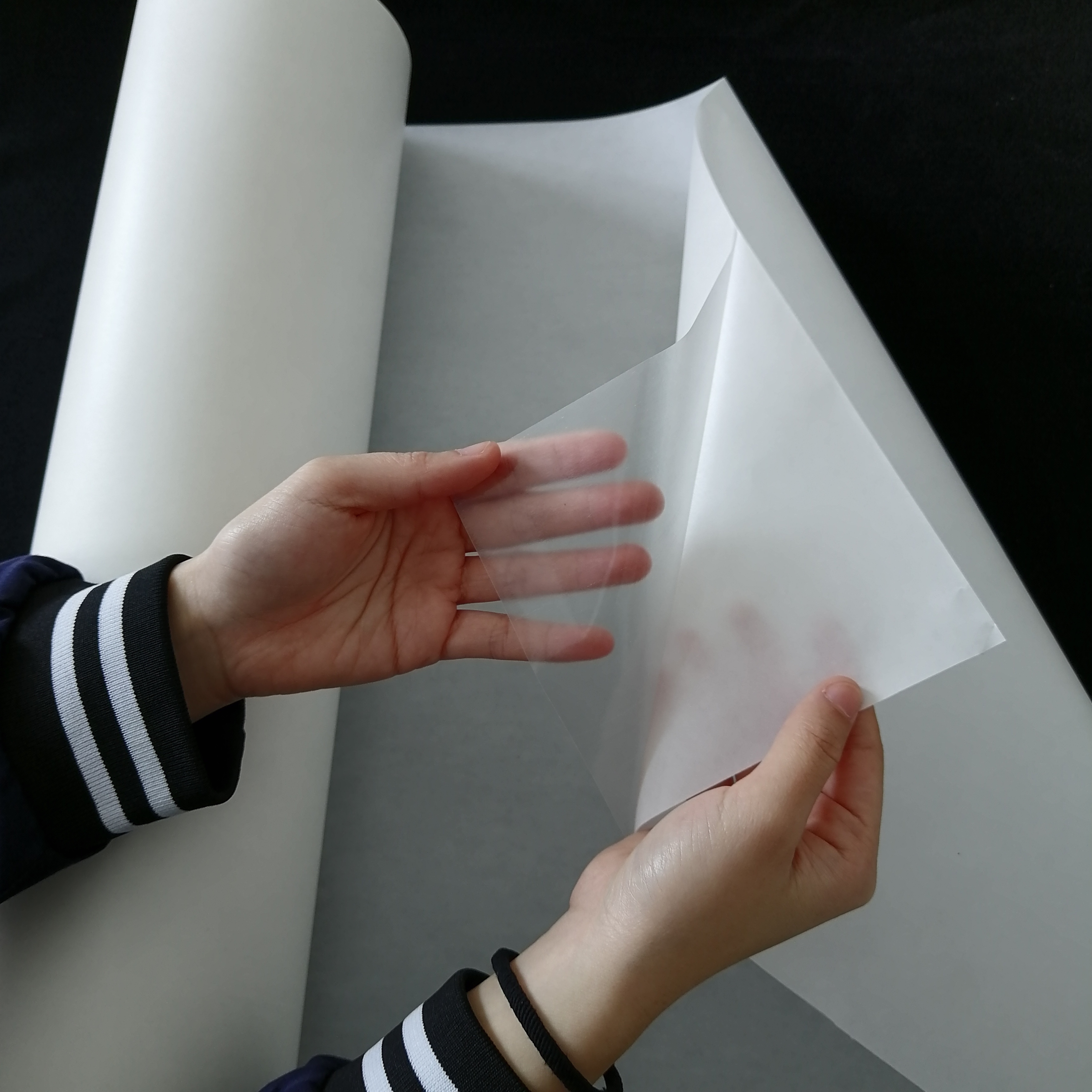 Best Price TPU Hot Melt Adhesive Film Thermo Adhesive Film Hot Melt Glue Bonding Bra 140CM Width Environmental Protection