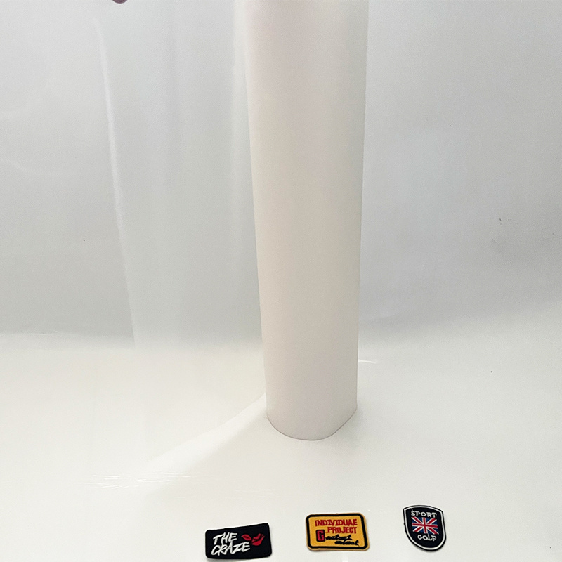 Wholesale Embroidery Patches Heat Transfer Double-sided Hot Melt Glue Backing Adhesive Film for Embroidery Accessories