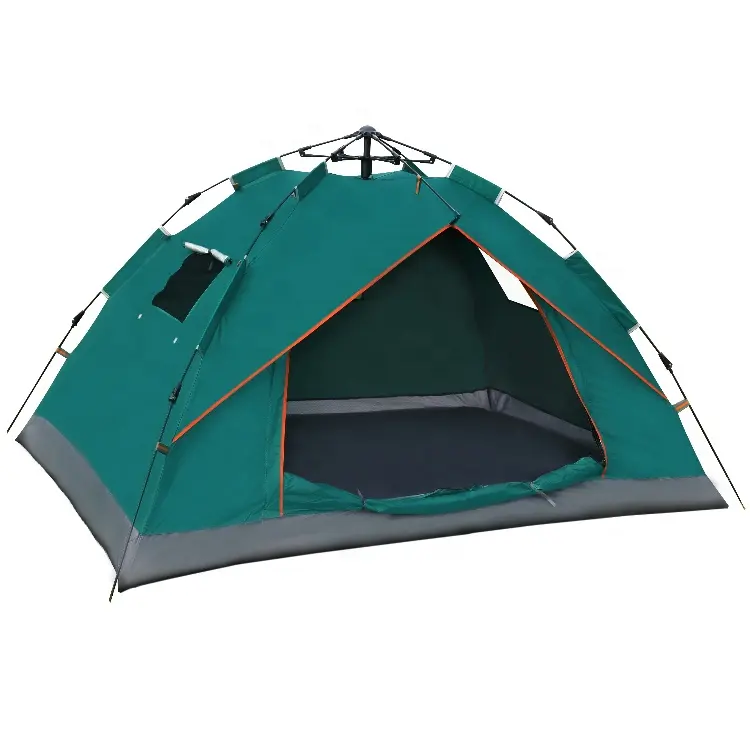 HOTO New arrival high quality Outdoor Foldable Automatic Waterproof Oxford  Pop Up Tents Double Layer Camping tent