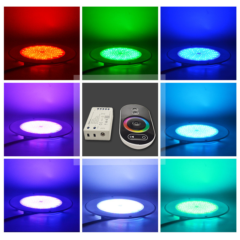 TUYA WiFi LED Pool Light Smart Phone App RF Remote Control Resin Filled Under Water Swimming Pool Lamp Bulb Underwater Lights