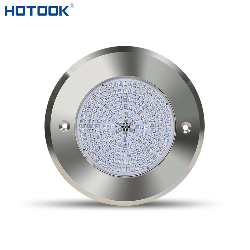 HOTOOK LED Brand AC 12V /DC 12V RGBWW External / WiFi Control IP68 Resin Filled 15W Swimming Pool Light Color