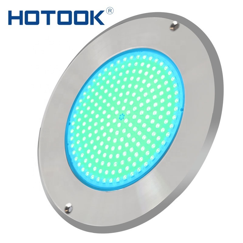 HOTOOK Patented Brand Niche Replace Ultra Thin Pool Light Stainless steel 316 45W RGB IP68 Pool Lights Led Underwater